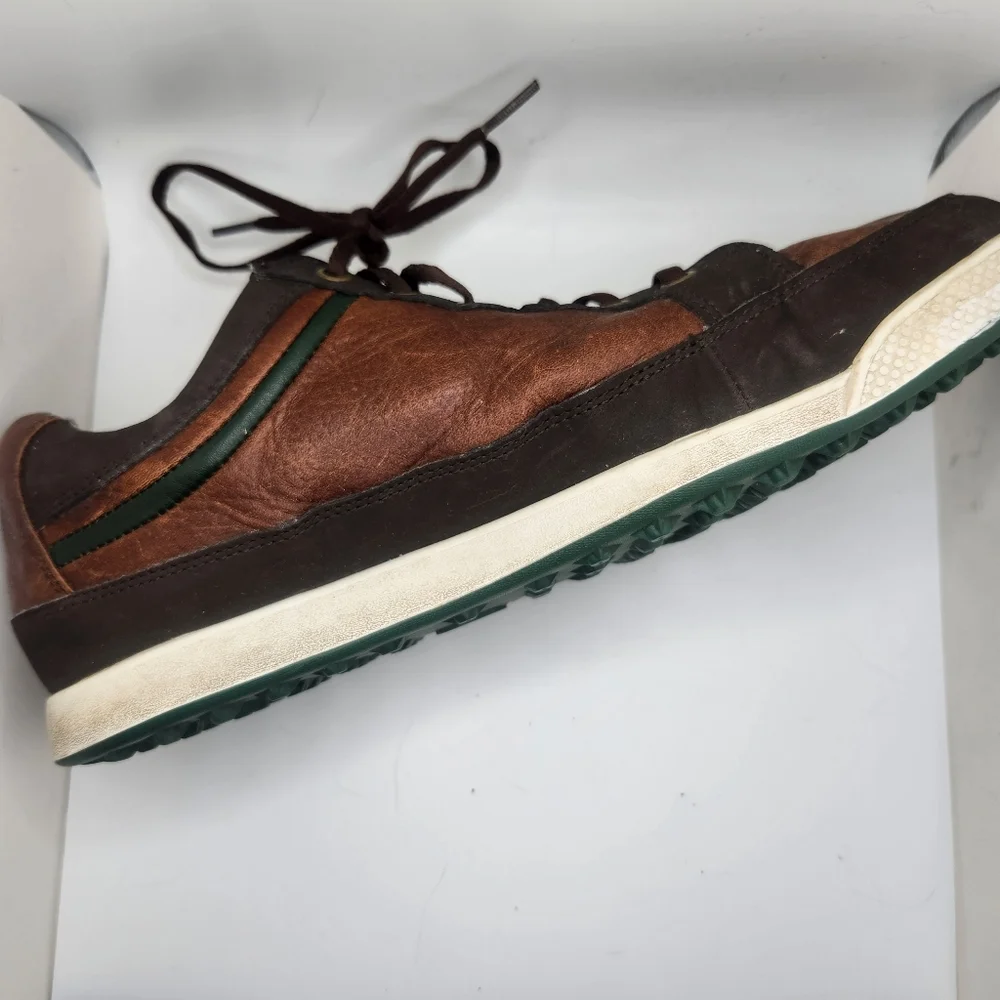 FootJoy 54275 FJ Contour‎ Casual Brown Leather Lace-Up Golf Shoes Men's US 11 W9